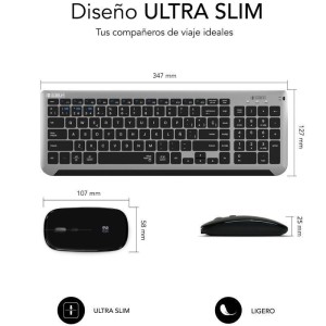 COMBO TECLADO Y RATON WIRELESS Y...