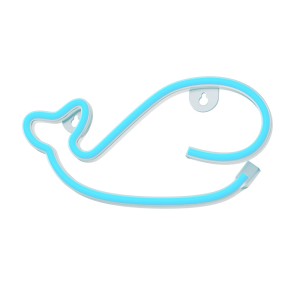 LAMPARA DECORATIVA NEON LED WHALE...