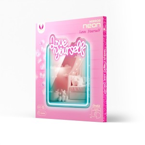 ESPEJO DECORATIVO CON NEON LED LOVE...