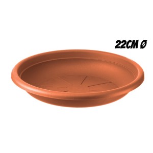PLATO PARA MACETA 22CM TERRACOTA...