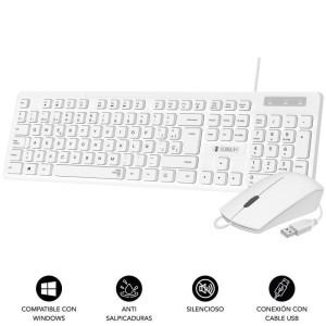 COMBO TECLADO Y RATON CON CABLE...