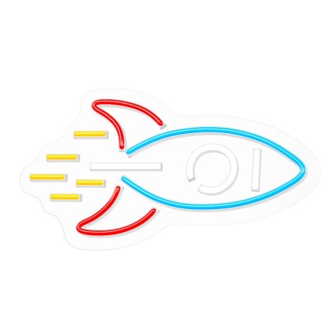 LAMPARA DECORATIVA NEON LED ROCKET...