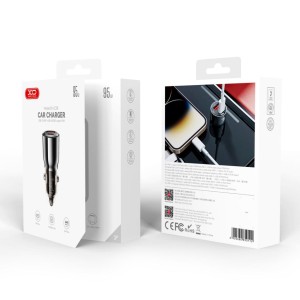 CARGADOR COCHE 2USB 65W+30W 95W XO
