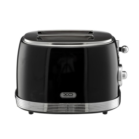 TOSTADORA VINTAGE 850W NEGRO PLATA...