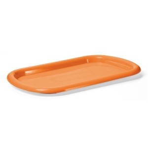 BANDEJA RECTANGULAR NARANJA 48X34CM BLIM