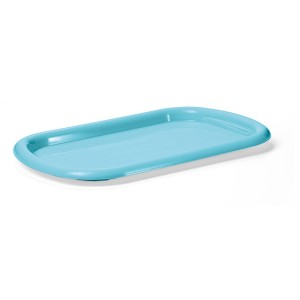 BANDEJA RECTANGULAR AZUL 48X34CM BLIM
