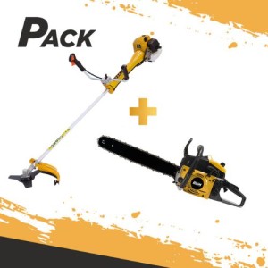 PACK MOTOSIERRA GASOLINA 63.3CC 50CM...