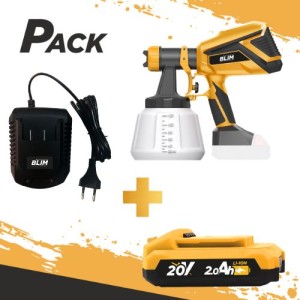 PISTOLA DE PINTAR 20V (SIN BATERÍA) +...