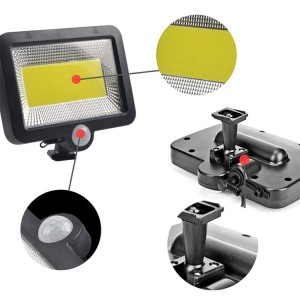 FOCO SOLAR CON SENSOR + MANDO 1000LM...