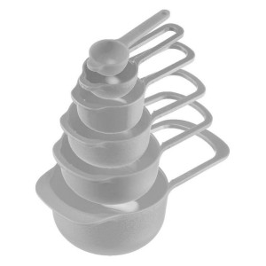 SET 6 CUCHARAS MEDIDORAS PLASTICO QUTTIN